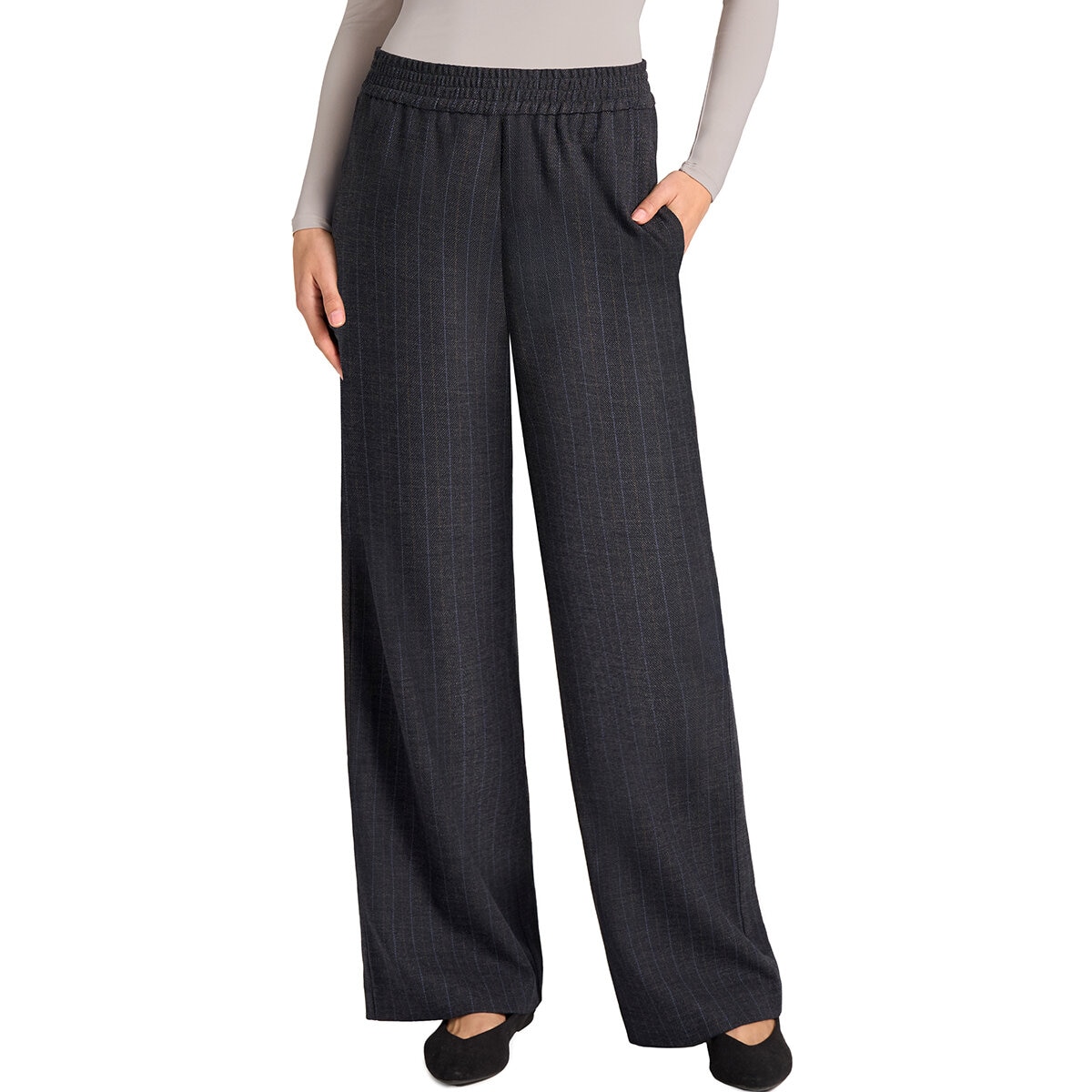 Matty M Pantalones para Dama Azul Grande