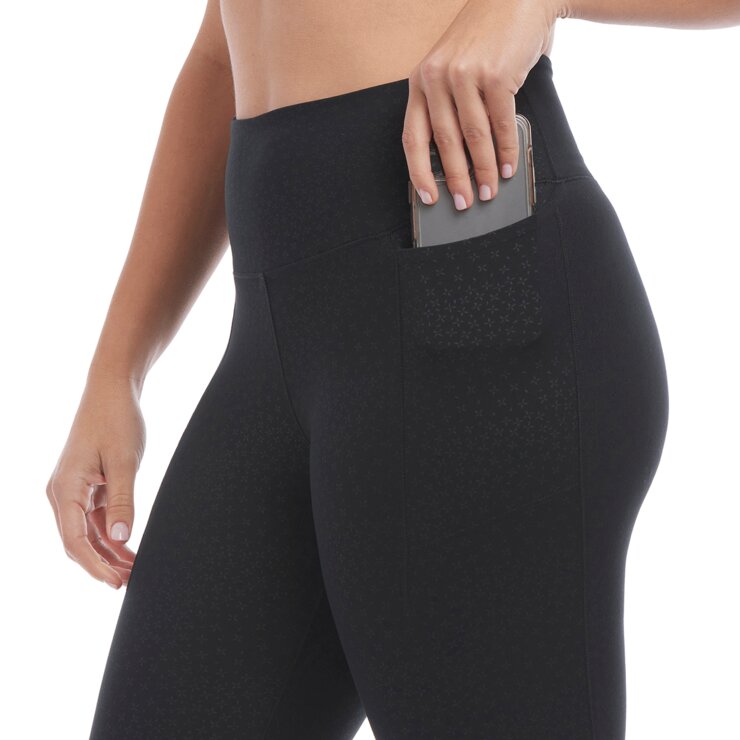 Jockey Licras deportivas para Dama Negro con estampado Mediano