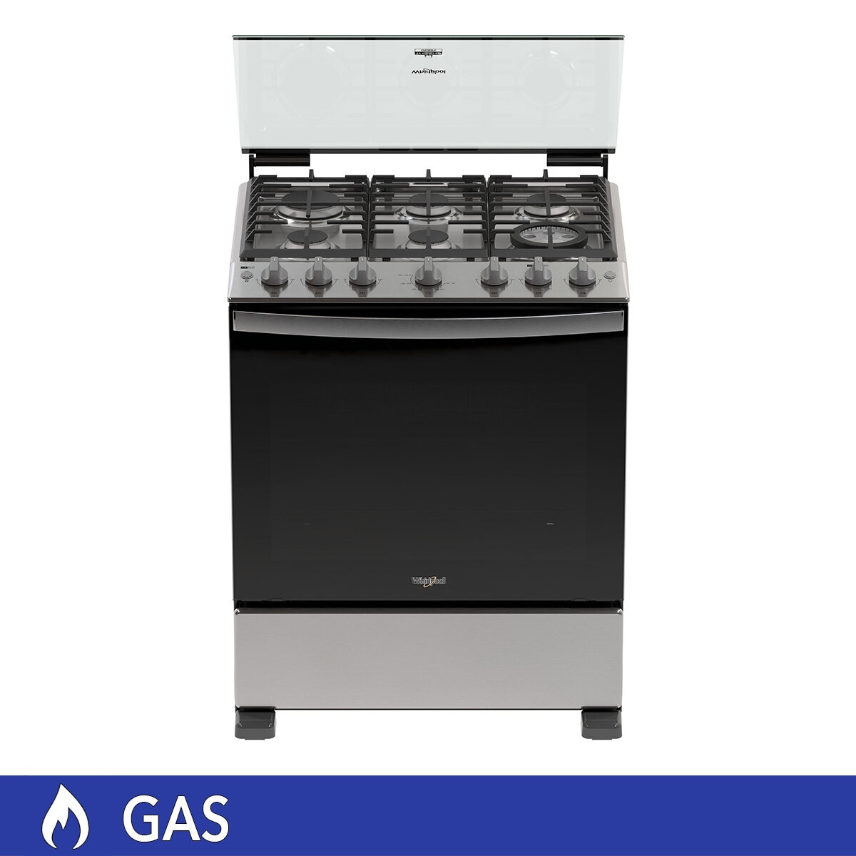 Whirlpool Estufa de Piso de Gas 6 Quemadores