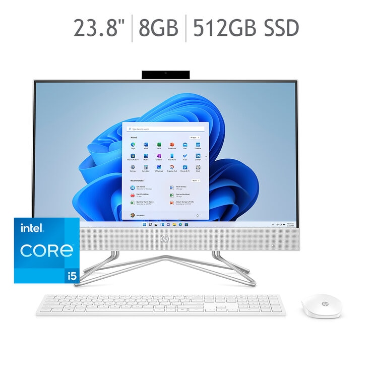 HP All-In-One 24-df1518la Desktop 23.8" Full HD Intel Core i5 8GB 512GB SSD