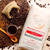 ﻿The Coffee Farmer’s Co-op Café Espresso 100% Orgánico Tostado Oscuro Grano Entero 1 kg