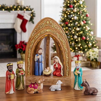 Nacimiento con Luces LED 11 Pzas. Nacimiento con Luces LED 11 Pzas.