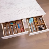 Seville Classics Cajas Organizadoras de Madera de Acacia, 10 piezas