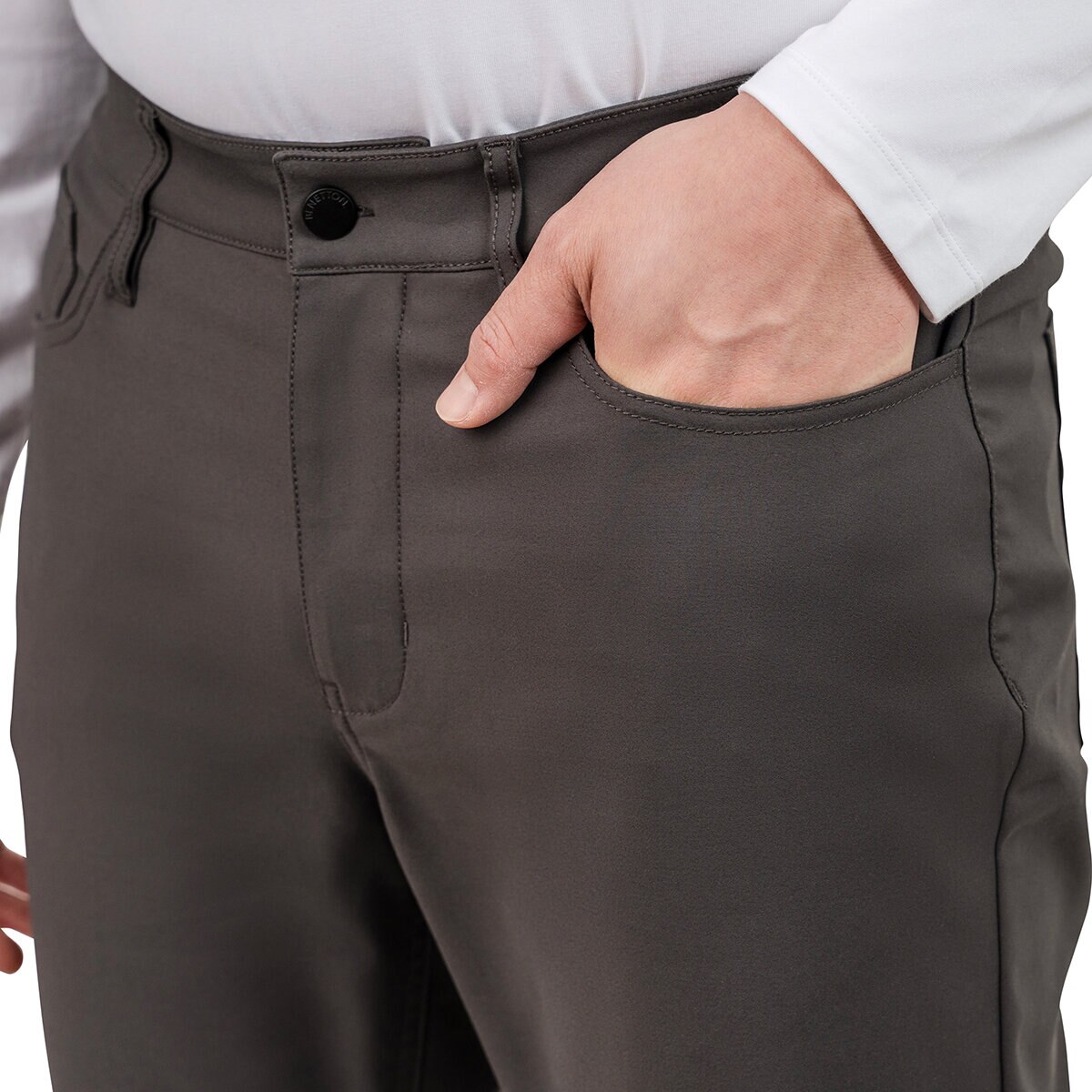 United Colors of Benetton Pantalones para Caballero Gris 34 x 30