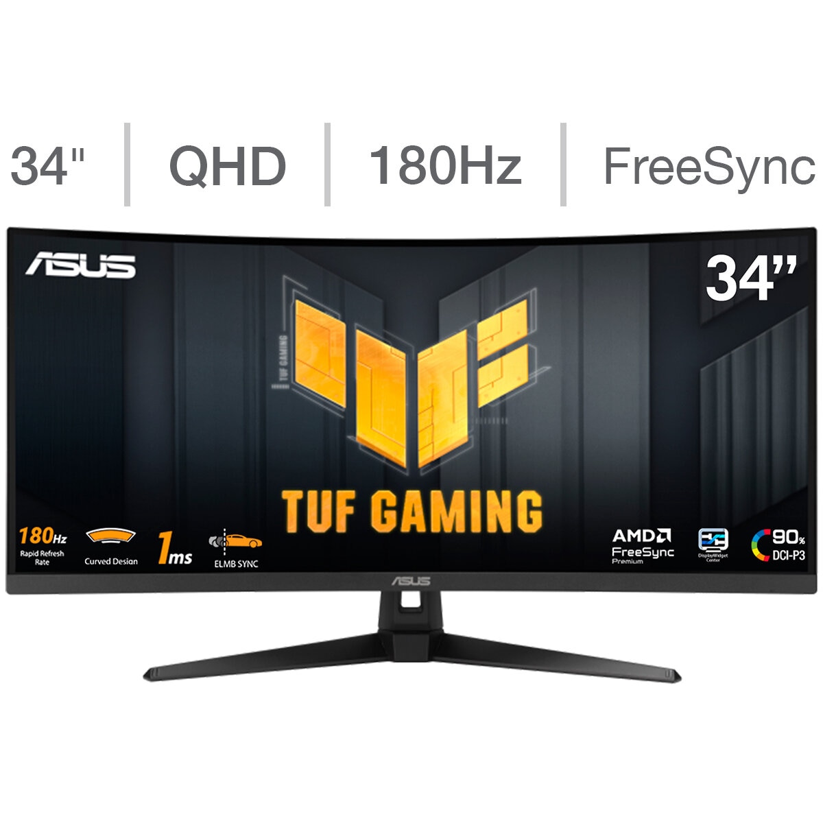 ASUS TUF Monitor Gaming 34" Quad HD 180HZ