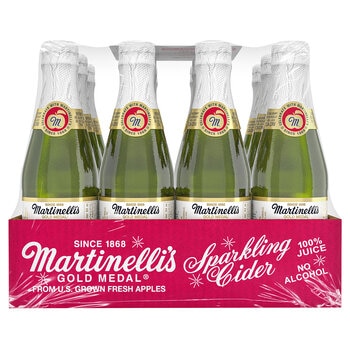Martinelli's Jugo de Manzana Espumoso 12 pzs de 250 ml