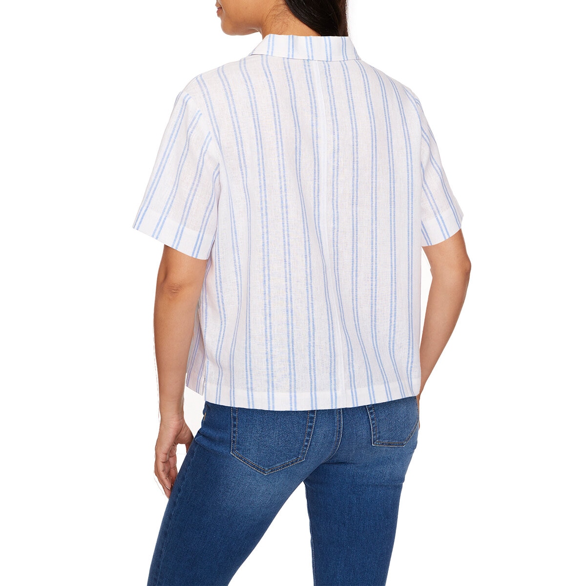 Buffalo David Bitton Blusa para Dama Azul Chica