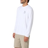 Hang Ten Playera para Caballero Blanco Grande