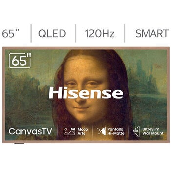 Hisense Pantalla 65" QLED 4K Canvas Google TV Hisense Pantalla 65" QLED 4K Canvas Google TV