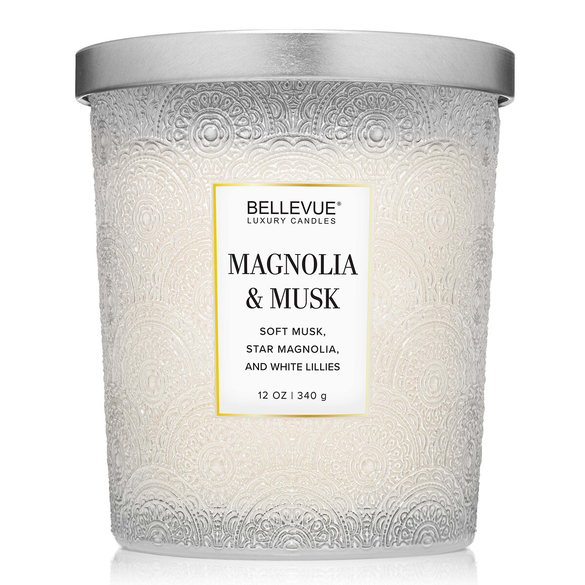 Bellevue Veladoras de Lujo 4 piezas