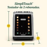 Cuisinart, Tostador Digital 2 Rebanadas SimplyTouch Cuisinart, Tostador Digital 2 Rebanadas SimplyTouch