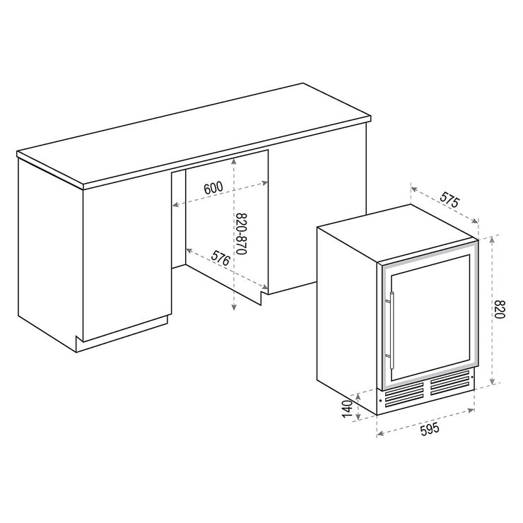 Teka Cava de Vinos 51 Botellas