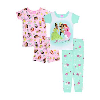 Assorted Licensed Pijama para Niño y Niña 4 piezas Varias Tallas y Colores