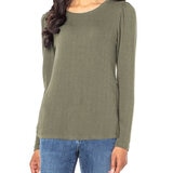 Well Worn Playera para Dama Verde Extra Chica