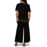 Adrianna Papell Conjunto para Dama Negro Extra Grande