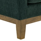 Henredon, Sofá Reversible De Tela Estilo Chaise