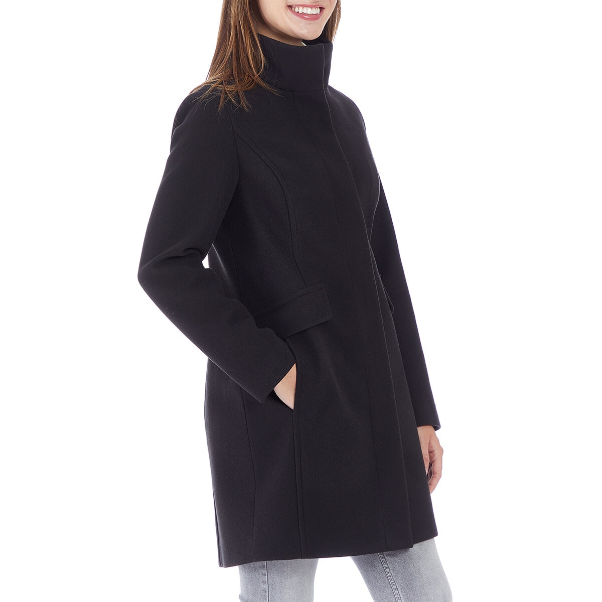 Nine West Abrigo para Dama Camel Extra Grande
