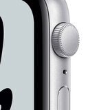 Apple Watch Nike SE (GPS)  Caja de aluminio plata 44mm con correa deportiva platino puro/negra