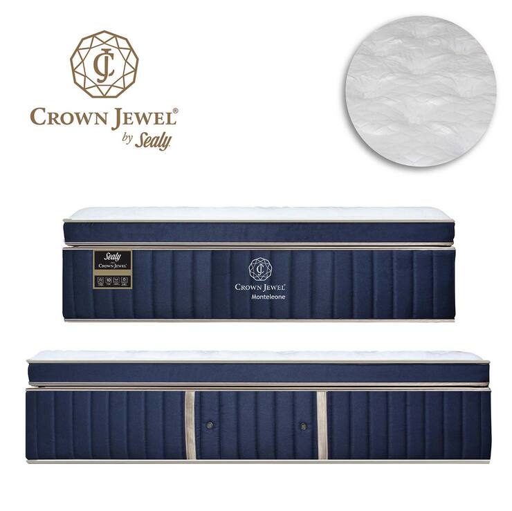 Sealy, Monteleone, Colchón y Box Matrimonial