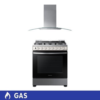 Samsung Combo de Estufa 6 Quemadores y Campana 90cm Samsung Combo de Estufa 6 Quemadores y Campana 90cm