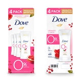Dove Desodorante en Barra aroma Granada y Verbena 4 pzas de 74 gr