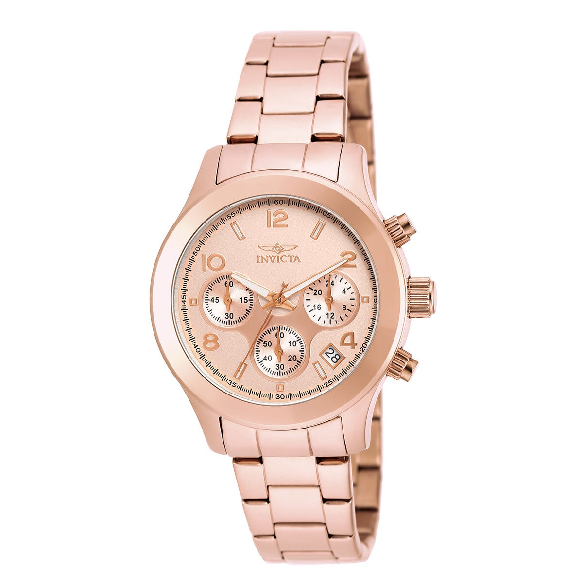 Compra RELOJ PARA MUJER INVICTA ANGEL 28346 - ROSA ORO, BLANCO