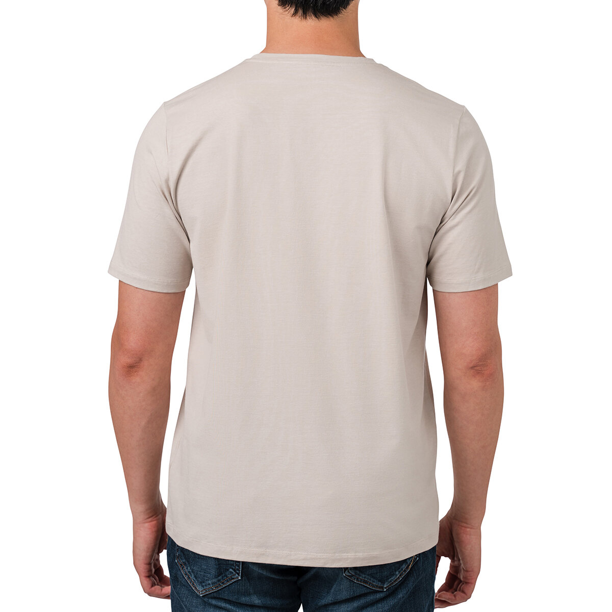 Rough Dress Playera para Caballero Café cuello en V Chica