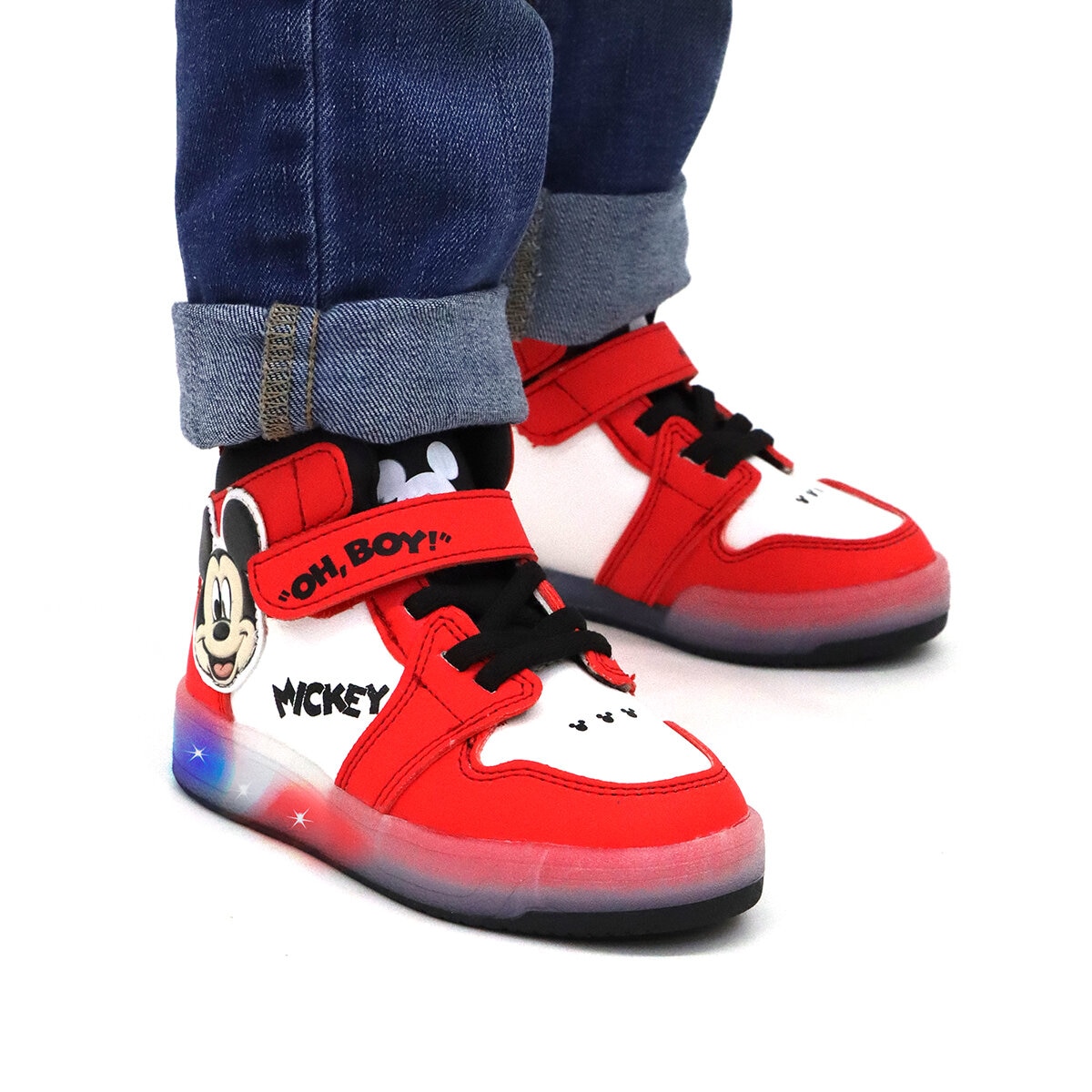 Disney, Tenis para Niño, Modelo Cars y/o Mickey, con Luces, Varias Tallas
