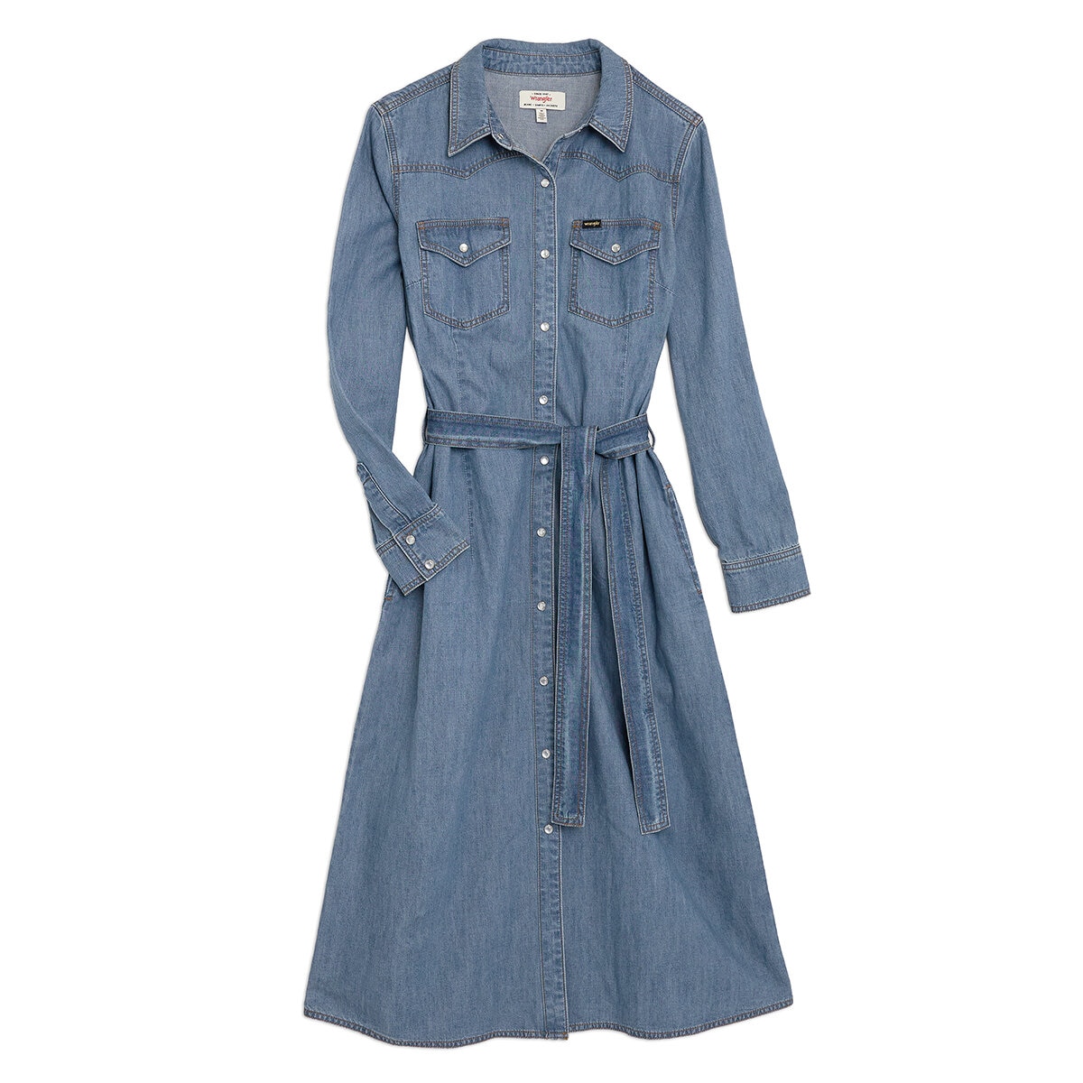 Wrangler Vestido de Mezclilla para Dama Azul Extra Grande
