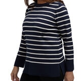 Teddi Rose Suéter para Dama Azul Grande