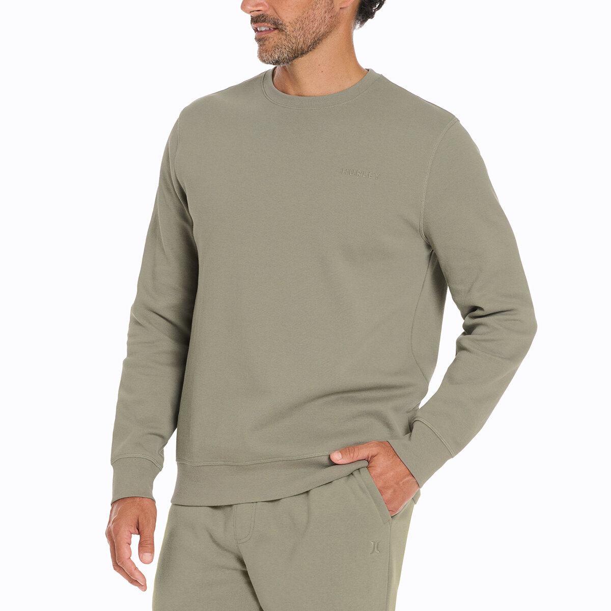 Hurley Sudadera para Caballero Verde Mediana