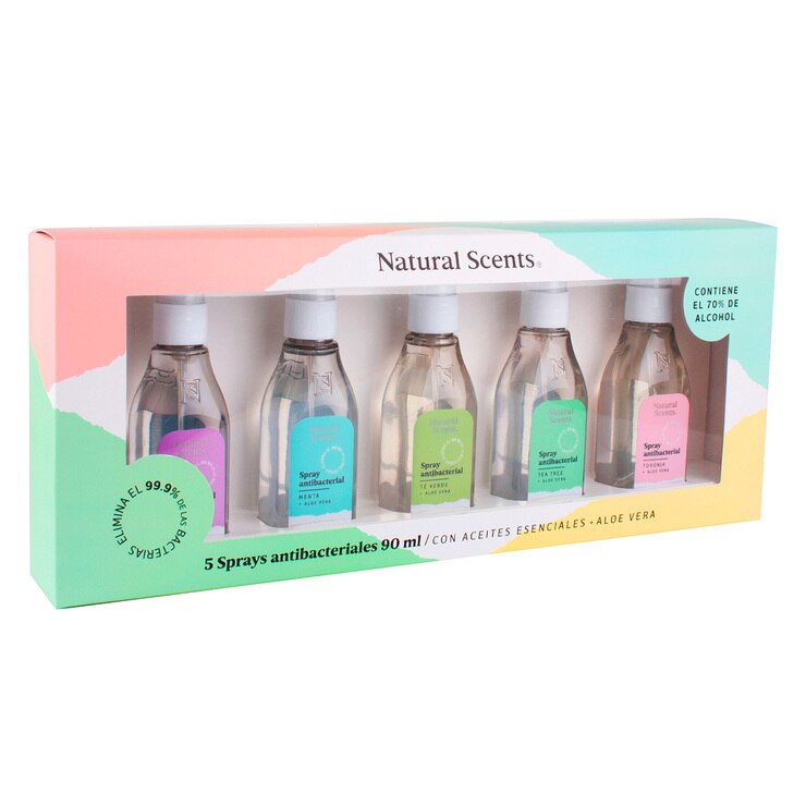 Spray Antibacterial, Natural Scents, 5 piezas Costco México