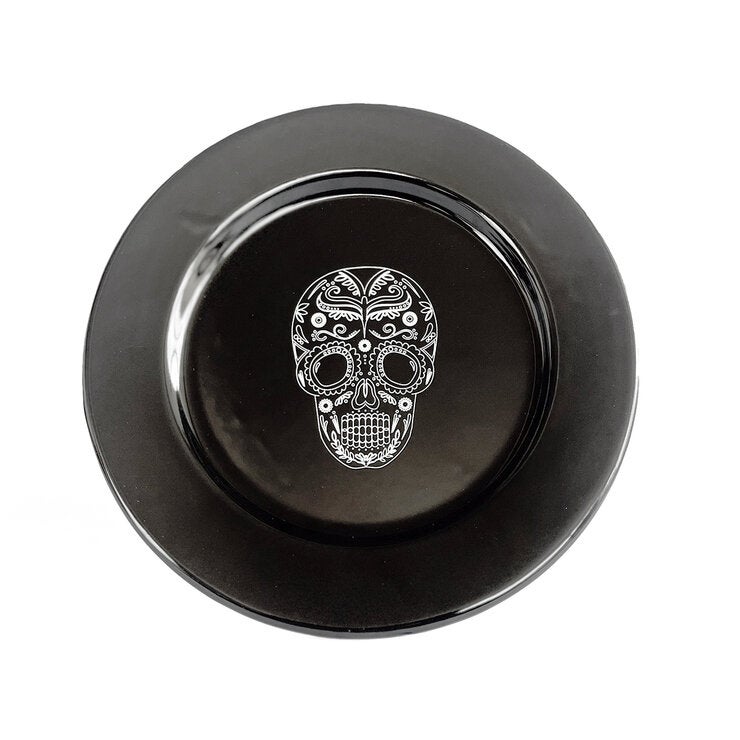 Baro Industrial, Vajilla Peltre, Diseño Calavera, 16 piezas Baro Industrial, Vajilla Peltre, Diseño Calavera, 16 piezas