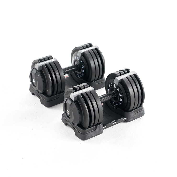 Echelon Set de Mancuernas de Peso Ajustable con Soporte