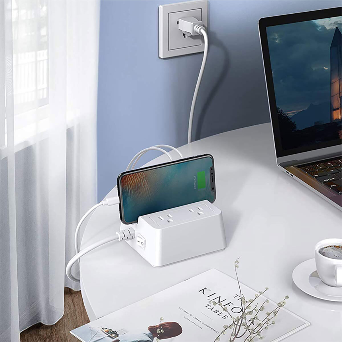 Bestek, Supresor Multicontacto tipo L MRJ2004-WH - Blanco