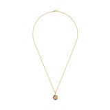Collar con Dije de Nudo de Corazón, Oro 14k Collar con Dije de Nudo de Corazón, Oro 14k