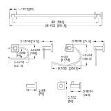 Pfister, Set de Accesorios para Baño Modelo Lainz