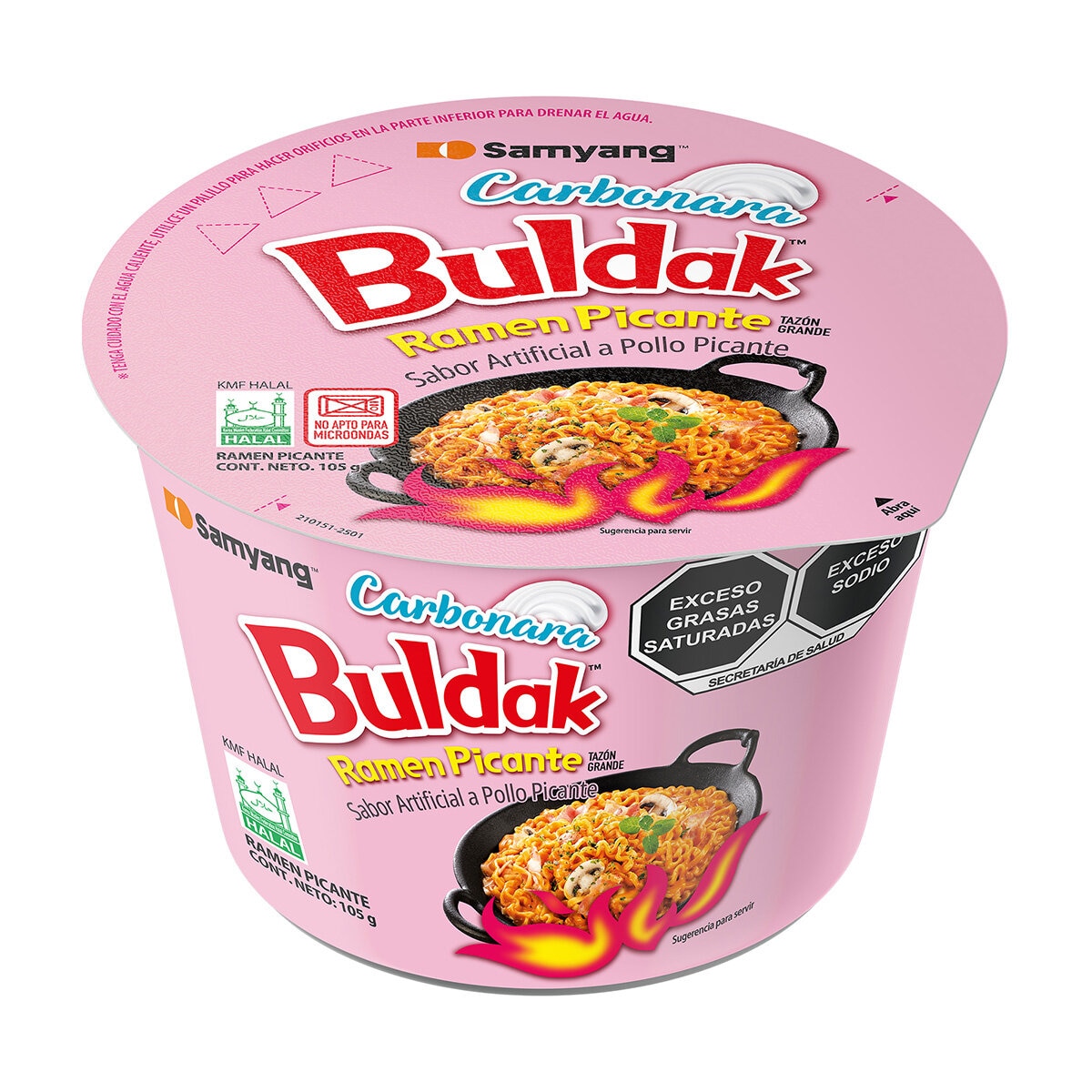 Buldak Ramen Carbonara Picante 6/105 g