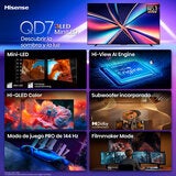 Hisense Pantalla 100" ULED MiniLed 4K Fire TV 100QD7QFM Hisense Pantalla 100" ULED MiniLed 4K Fire TV 100QD7QFM
