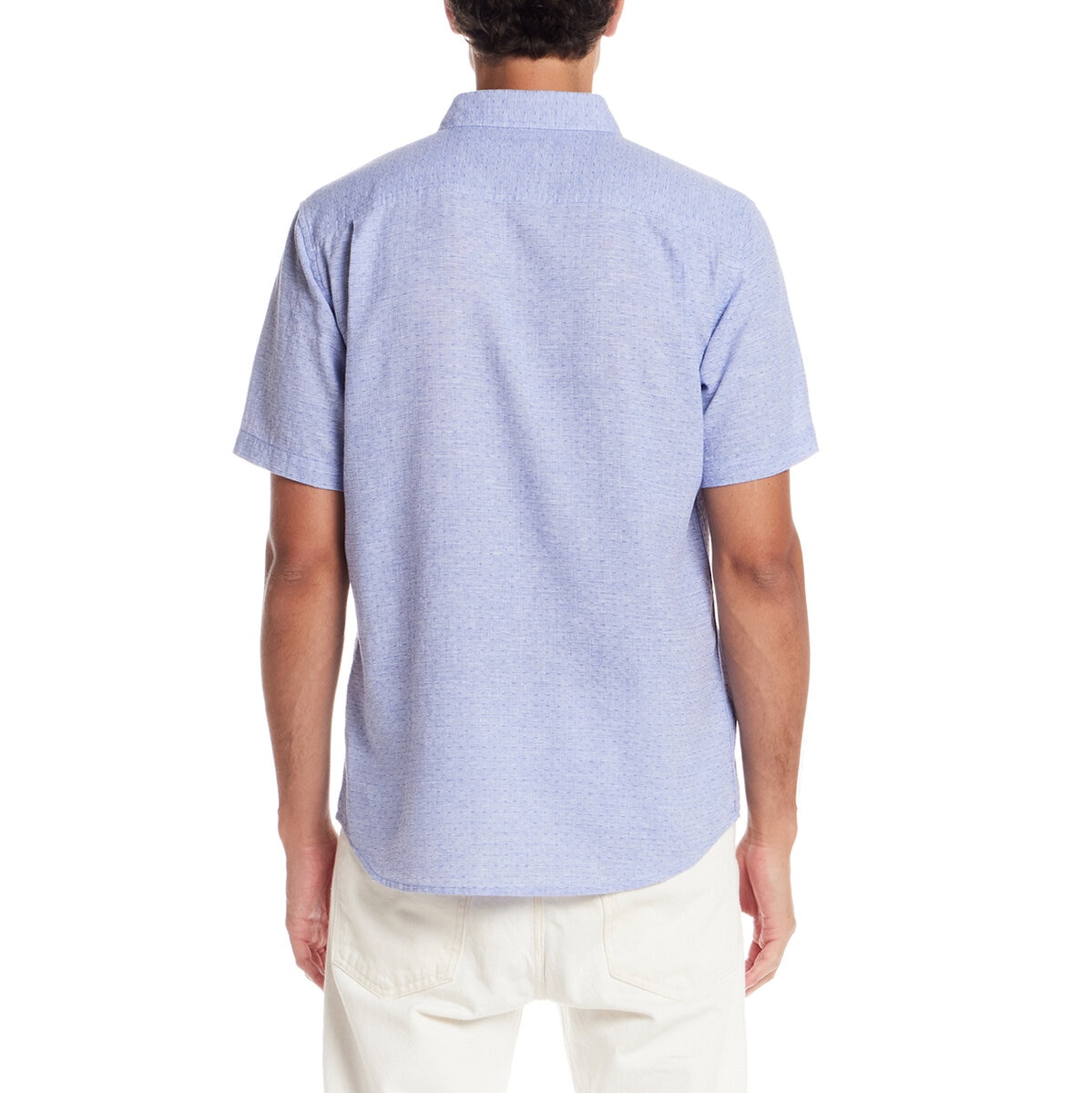 Weatherproof Vintage Camisa manga corta para Caballero Azul Grande