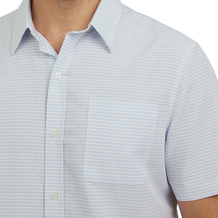 Lands End Camisa para Caballero Azul Grande