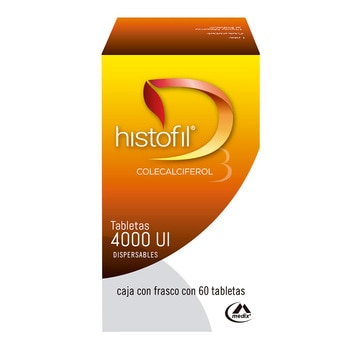 Histofil 4000 UI Frasco con 60 tabletas
