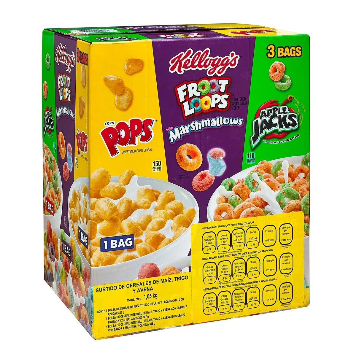 Cereal Variety Pack Kellogg´s 1.05 kg Costco México