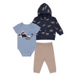 Pekkle Conjunto 3 piezas para Niños y Niñas Dinosaurios 3 Meses