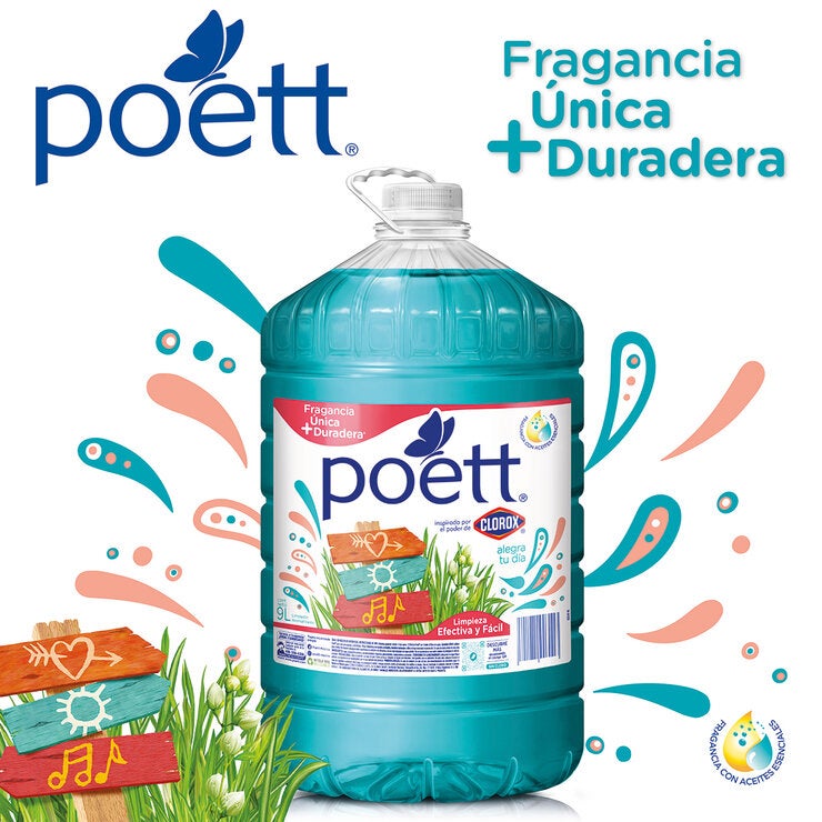Poett Limpiador Multiusos 9 l Poett Limpiador Multiusos 9 l