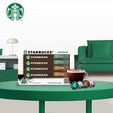 Starbucks Cápsulas Nespresso, 40 cápsulas Café Pike Place y House Blend