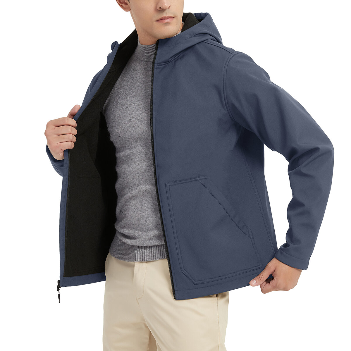 Hawke & Co Chamarra para Caballero Azul Grande
