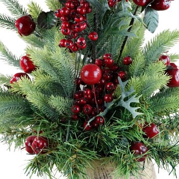 ETG, Arreglo Navideño con Manzanitas y Berries