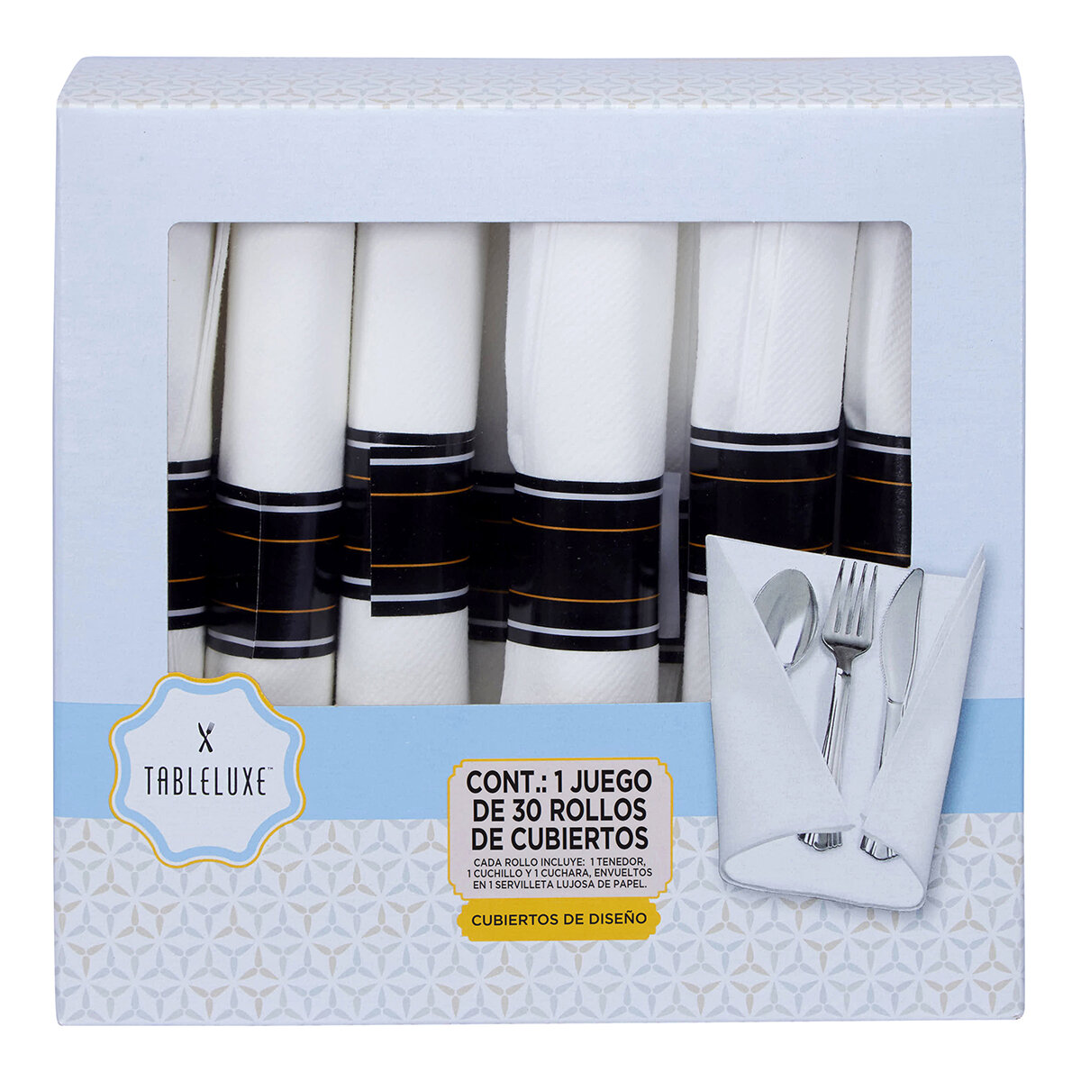 Tableluxe Rollos de Cubiertos 30 pzas