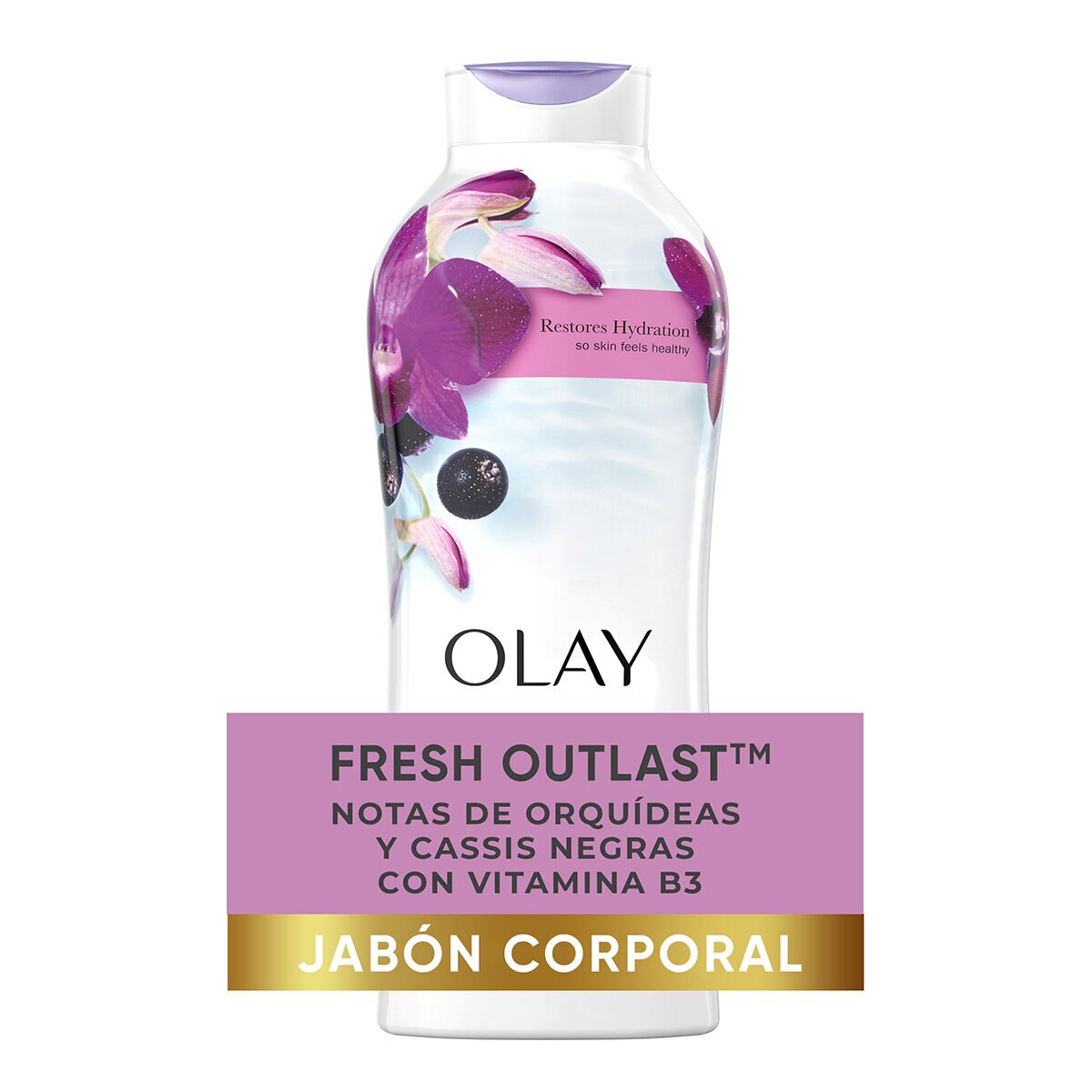 Olay Fresh Radiance, Jabón Líquido para Cuerpo, 3 pzas de 650 ml